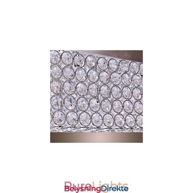 Krystallperletaklampe Med 45 Farger