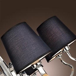 Moderne Samtids Tradisjonell Klassisk Rustikk Hytte Vintage Landlig Øy Krom Metalllysekrone