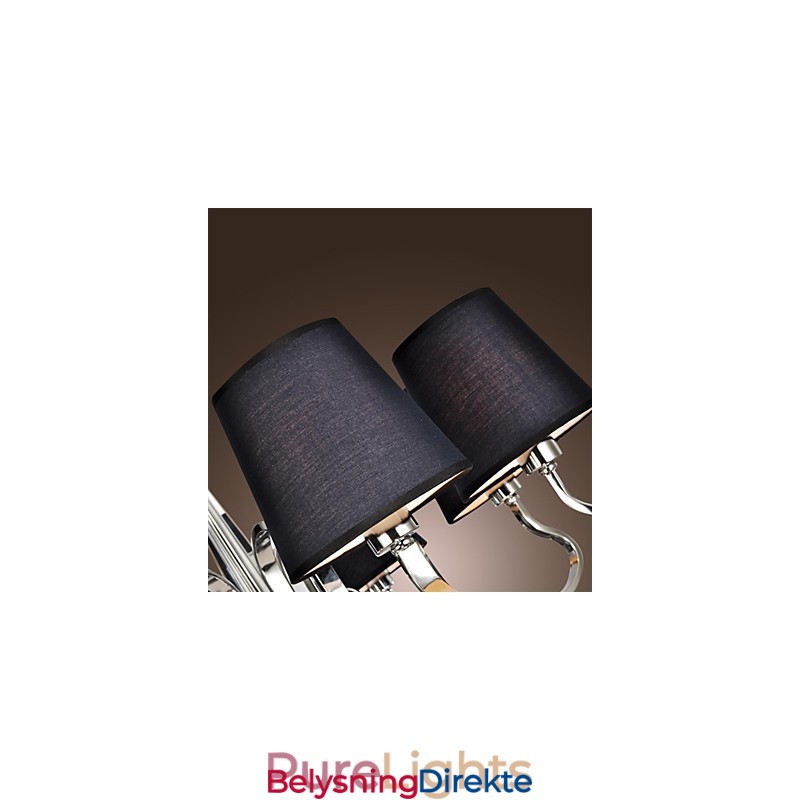 Moderne Samtids Tradisjonell Klassisk Rustikk Hytte Vintage Landlig Øy Krom Metalllysekrone