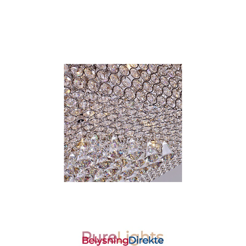 Krystallperletaklampe Med 45 Farger