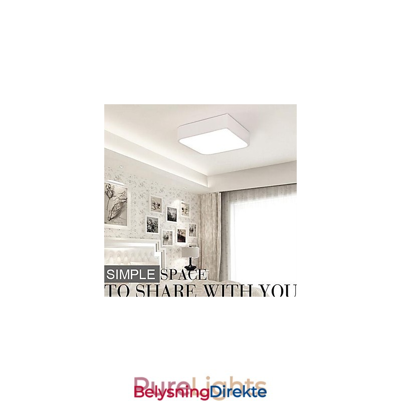 Moderne Samtidsmaleri Metall Innfelt Lampe