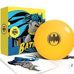 Kreativ Mote Batman-Tapet Diy-Veggpinne Liten Nattlampe Vegglampelys