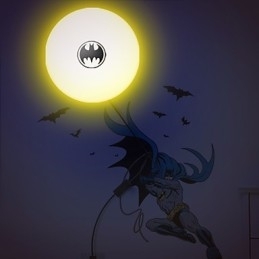 Kreativ Mote Batman-Tapet Diy-Veggpinne Liten Nattlampe Vegglampelys