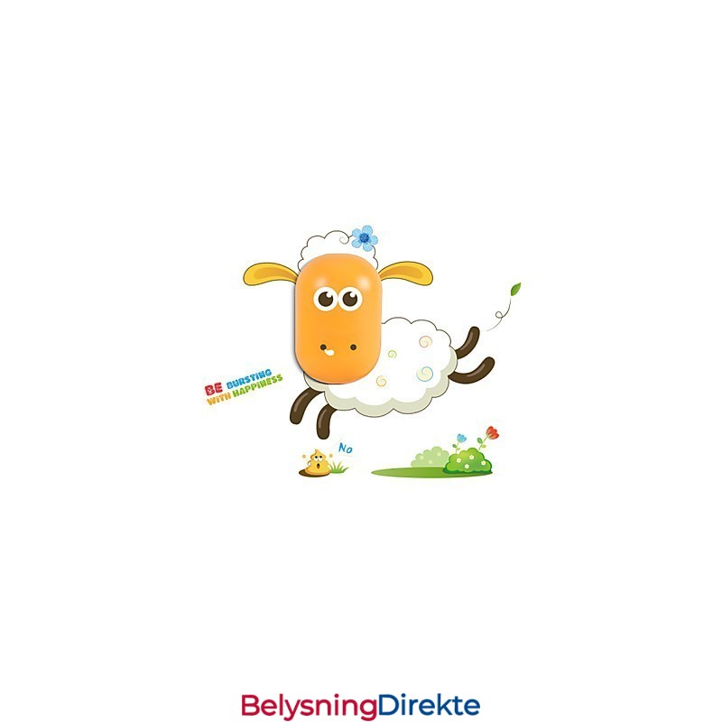 9*6*Morsomt Å Leke Med Kreativ Ånd Intelligent Lyskontroll Lite Nattlys Barnevegglampe Lys