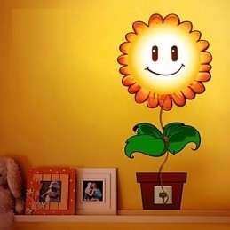 Vegglampe Moderne Samtids Kreativ 3D-Tapet Vegglampe Lys