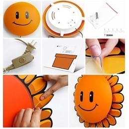 Vegglampe Moderne Samtids Kreativ 3D-Tapet Vegglampe Lys