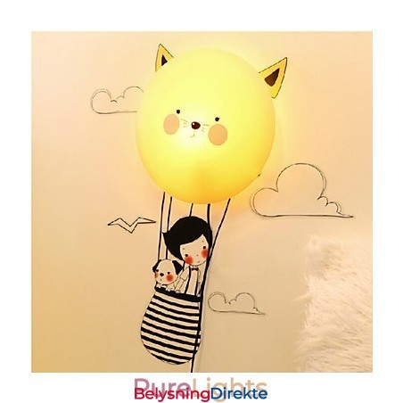 Vegglampe Moderne Samtids Kreativ 3D-Tapet Vegglampe Lys