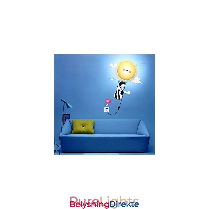 Vegglampe Moderne Samtids Kreativ 3D-Tapet Vegglampe Lys