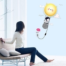 Vegglampe Moderne Samtids Kreativ 3D-Tapet Vegglampe Lys