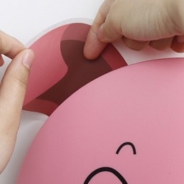 Gris Høytemperaturbestandig Plastlys Og 10 C Kan Fjerne Kreativ 3D-Veggpapirvegglampe