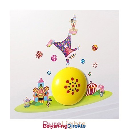 Klovn Høytemperaturbestandig Plastlampe Og 10 C Kan Fjerne Kreativ 3D Veggpapir Vegglampe