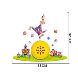 Klovn Høytemperaturbestandig Plastlampe Og 10 C Kan Fjerne Kreativ 3D Veggpapir Vegglampe