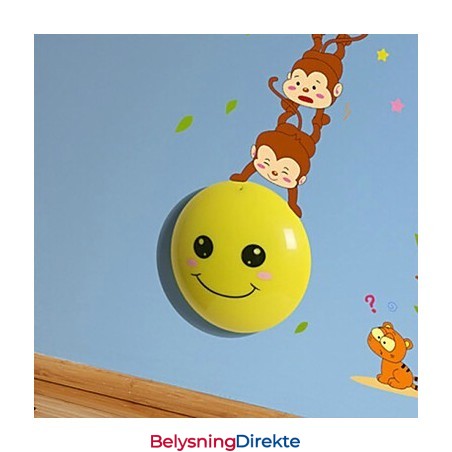 Veggklistremerker Apelysaktivert Intelligent Induksjon Smetop Pynt Vegglampe