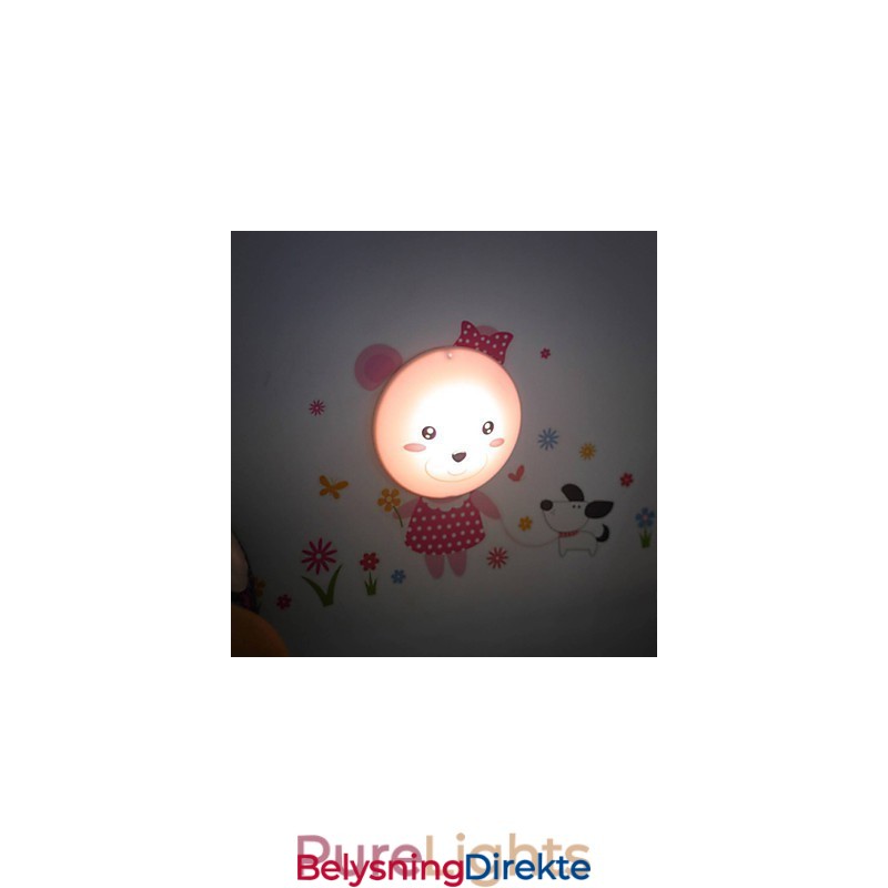 Veggklistremerker Bjørnelys Aktivert Intelligent Elektrisk Induksjon Smetop Pynt Vegglampe