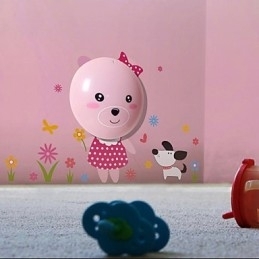 Veggklistremerker Bjørnelys Aktivert Intelligent Elektrisk Induksjon Smetop Pynt Vegglampe