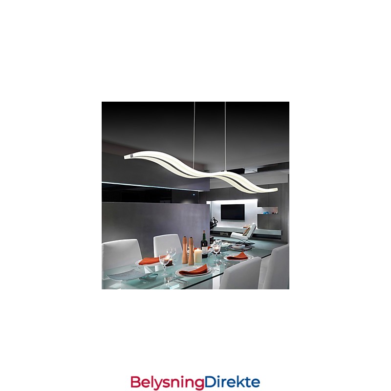 Moderne, Samtidskunstnerisk Krom Pendellampe