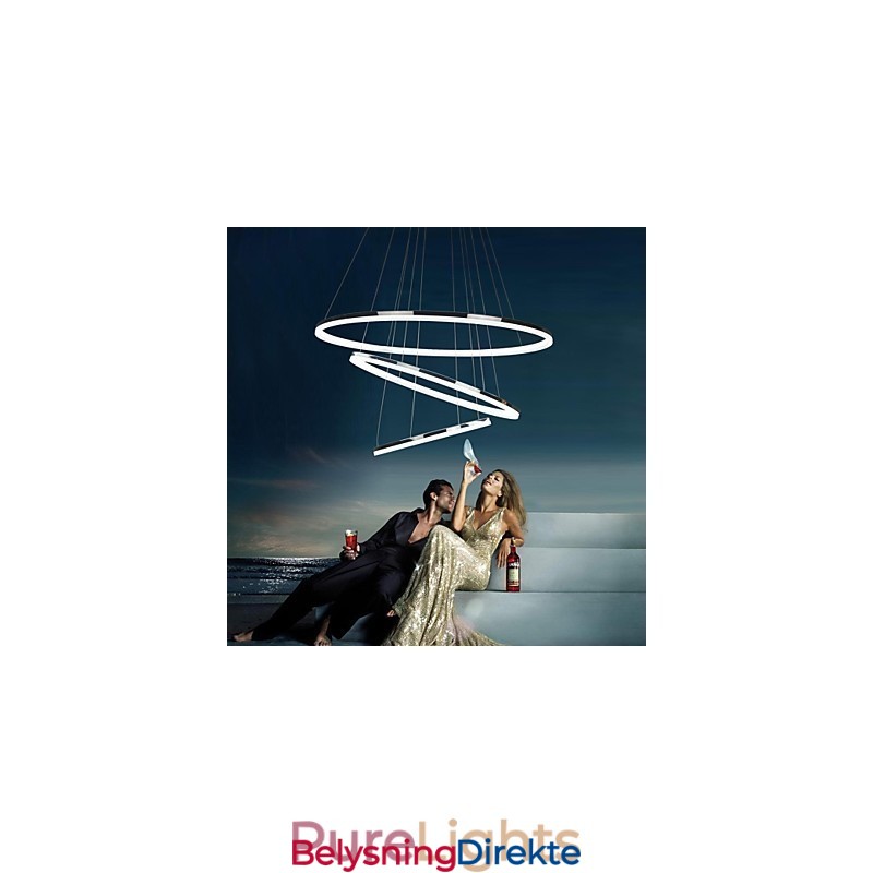 70W Moderne, Samtidskunstnerisk Mini-Stil, Galvanisert Metallpendellampe