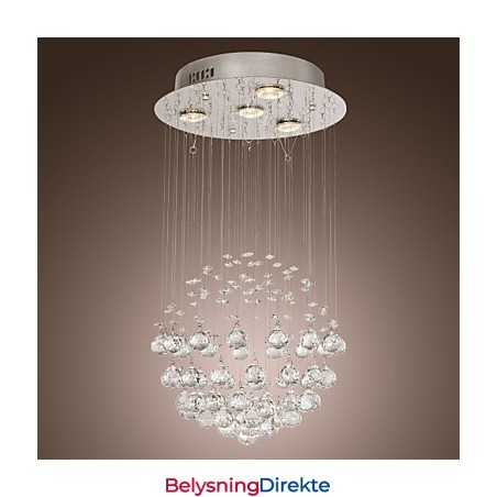 Luksuriøs Moderne Krystalllysekrone Med 4 Lys