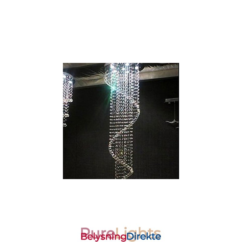 Luksuriøs Moderne Lysekrone I Krystall Med 4 Lys