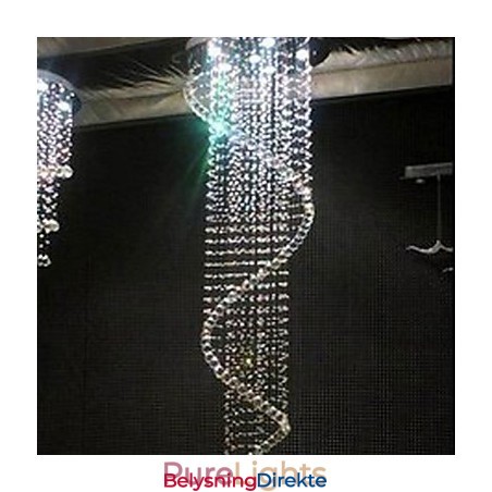 Luksuriøs Moderne Lysekrone I Krystall Med 4 Lys