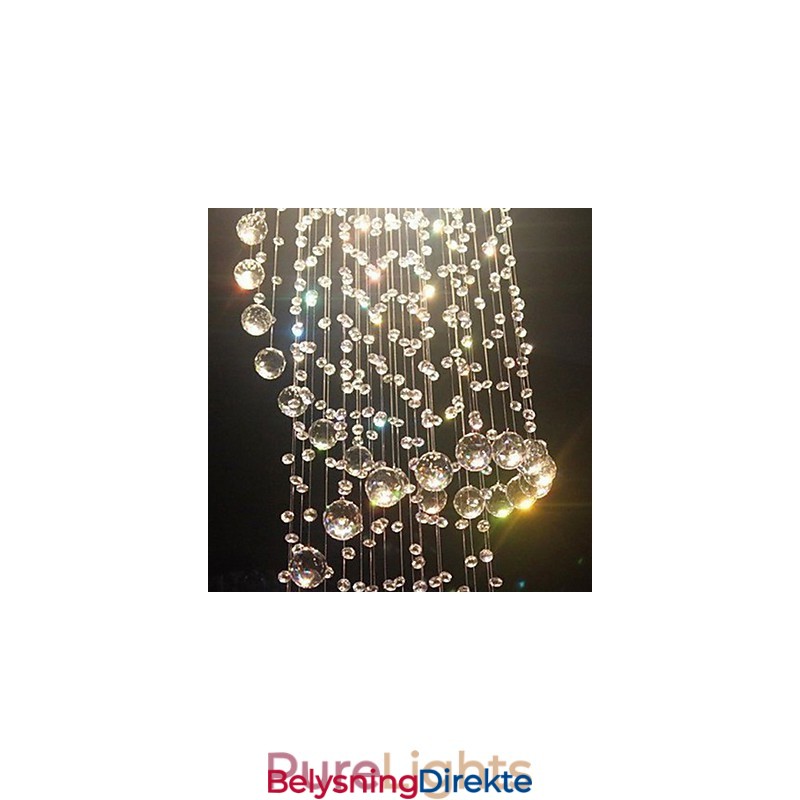 Luksuriøs Moderne Lysekrone I Krystall Med 4 Lys