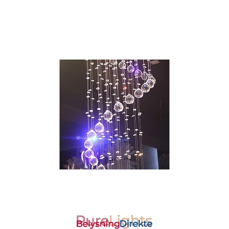 Luksuriøs Moderne Lysekrone I Krystall Med 4 Lys