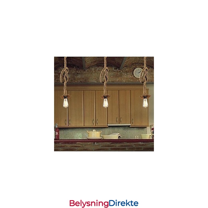 Tradisjonell Klassisk Rustikk Hytte Vintage Landlig Retro Pendellampe