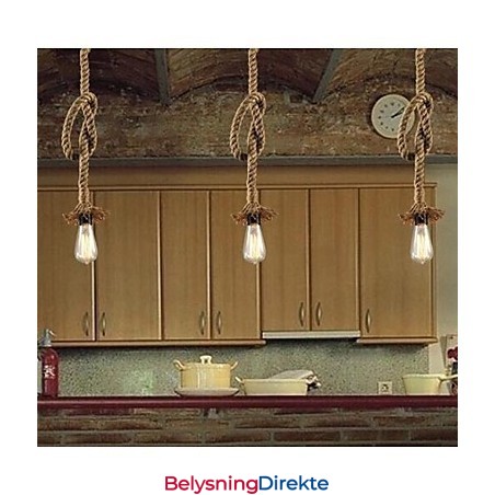 Tradisjonell Klassisk Rustikk Hytte Vintage Landlig Retro Pendellampe