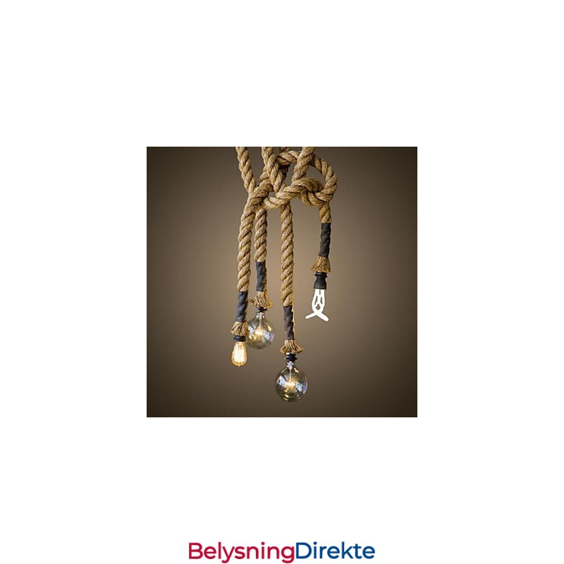 Tradisjonell Klassisk Rustikk Hytte Vintage Landlig Retro Pendellampe