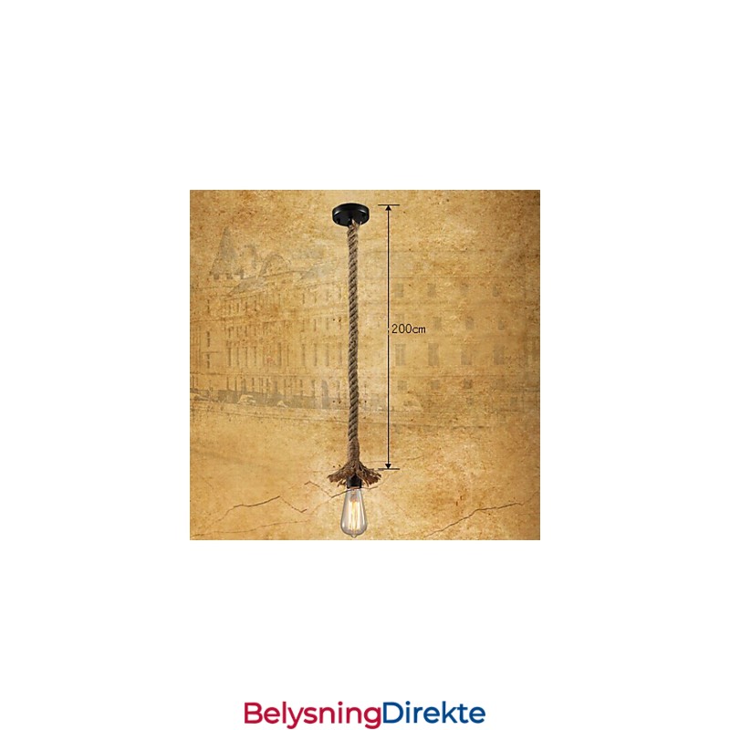 Tradisjonell Klassisk Rustikk Hytte Vintage Landlig Retro Pendellampe