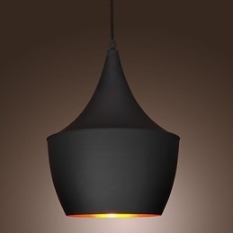 Pendellampe Retro Vintage Tom Dixon Design Svart