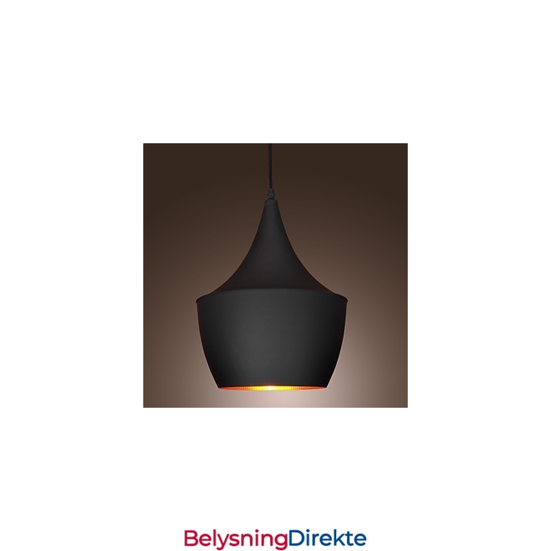 Pendellampe Retro Vintage Tom Dixon Design Svart