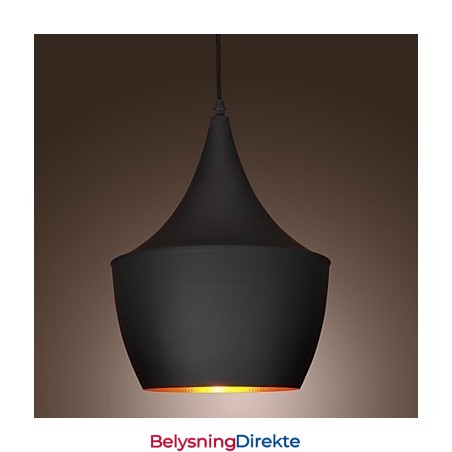Pendellampe Retro Vintage Tom Dixon Design Svart