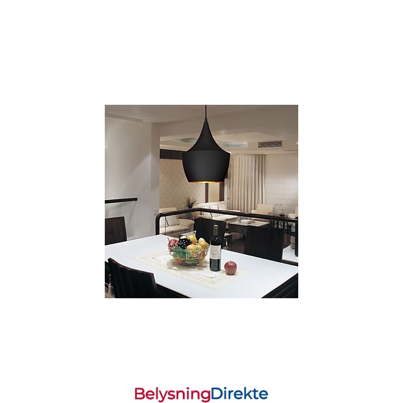 Pendellampe Retro Vintage Tom Dixon Design Svart