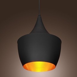 Pendellampe Retro Vintage Tom Dixon Design Svart