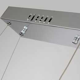 Moderne Og Moderne Krystallkrommetallpendellampe