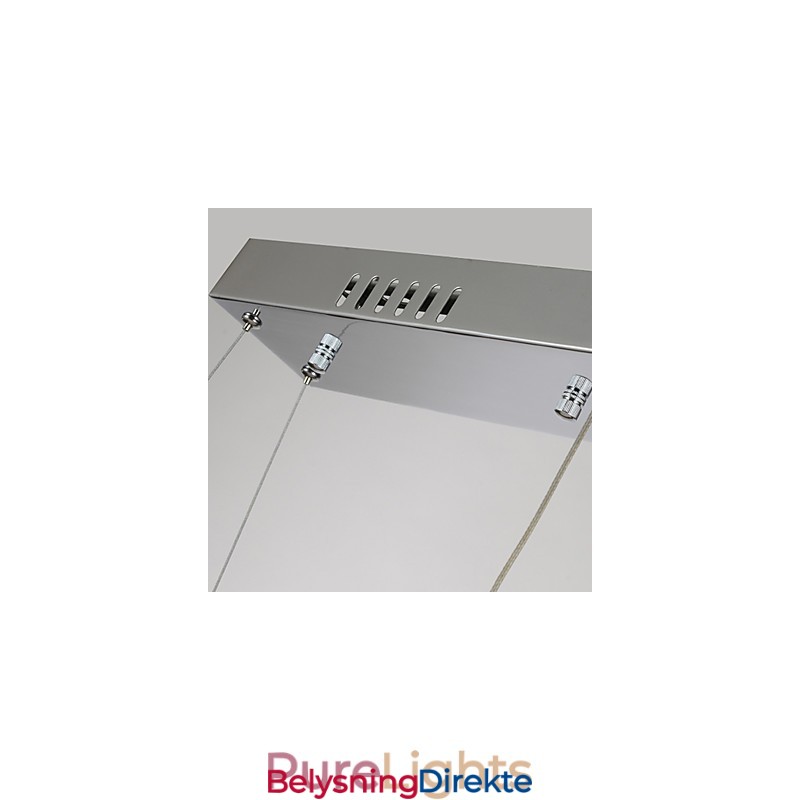 Moderne Og Moderne Krystallkrommetallpendellampe