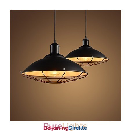 Retro Industriell Pendellampe Lysekrone