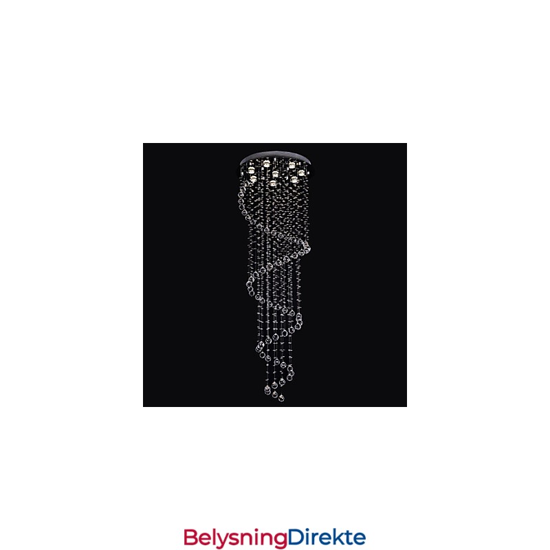 Luksuriøs Moderne Krystalllysekrone Med 8 Lys