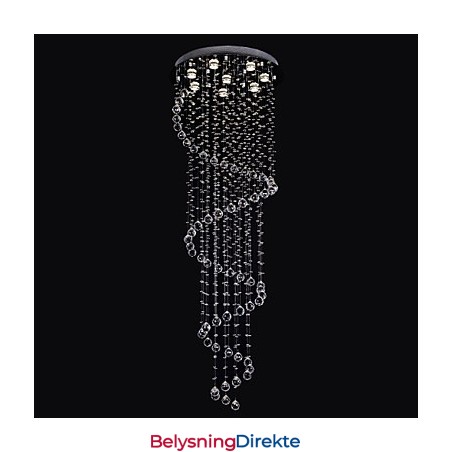 Luksuriøs Moderne Krystalllysekrone Med 8 Lys