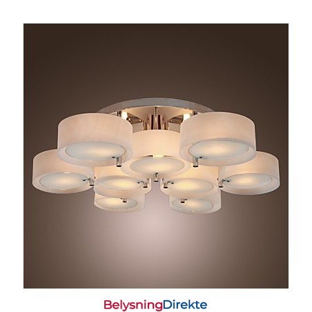 Moderne Samtidskrone I Metall Med Innfelt Montering