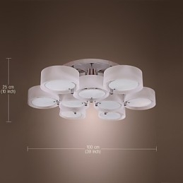 Moderne Samtidskrone I Metall Med Innfelt Montering