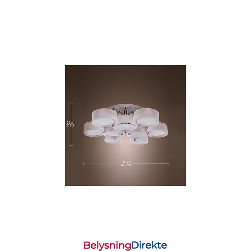 Moderne Samtidskrone I Metall Med Innfelt Montering