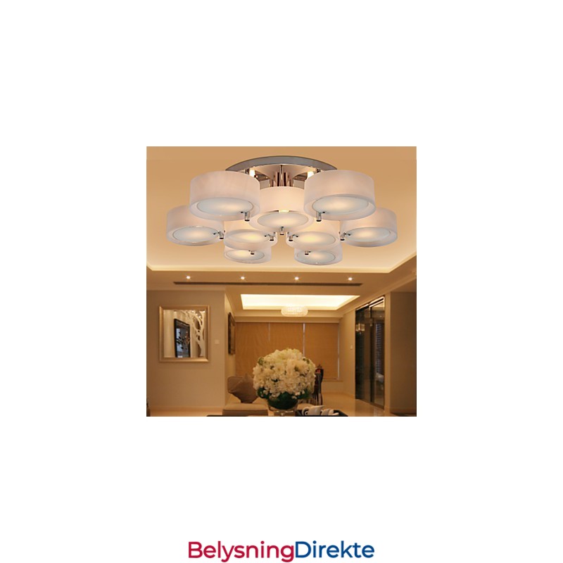 Moderne Samtidskrone I Metall Med Innfelt Montering