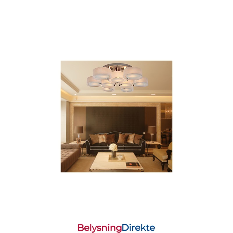 Moderne Samtidskrone I Metall Med Innfelt Montering