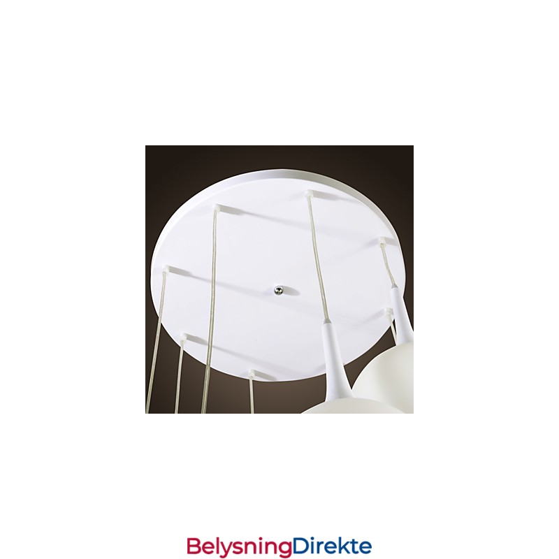 Moderne Og Moderne Globeformet Elektrobelagt Pendellampe