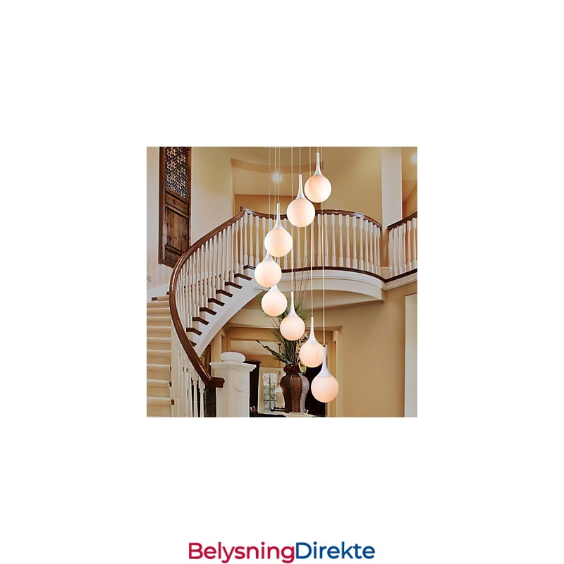 Moderne Og Moderne Globeformet Elektrobelagt Pendellampe