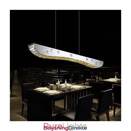 Krystall Pendellampe Krom Metall Pendellampe Rav Eller Klar Krystall