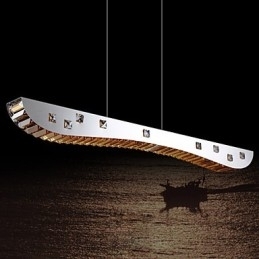 Krystall Pendellampe Krom Metall Pendellampe Rav Eller Klar Krystall