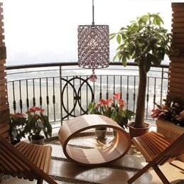 Krystalldråpe-Pendellampe I Sylinderstil